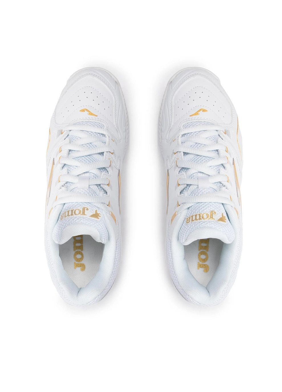 Женские теннисные кроссовки T,MASTER 1000 Lady Белый Золотой Joma комбинированные демисезоны (333958669)