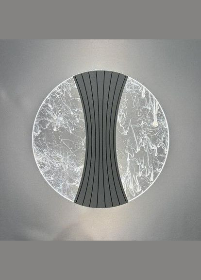 Світильник світлодіодний настінний, бра SMOKE 15W R200 ON/OFF WHITE 220V IP20 Luminaria (329440159)