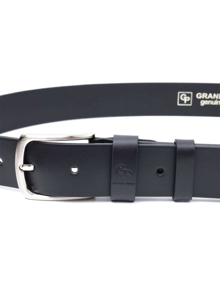 Стильний ремінь під джинси з натуральної шкіри GRANDE PELLE чорний (sku_11684) No Brand (327820219)
