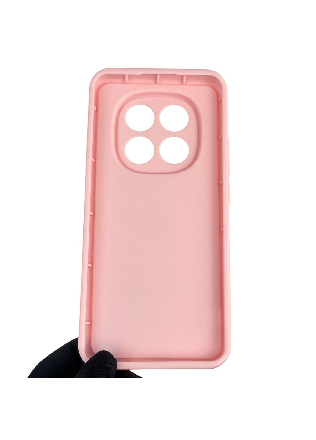 Чехол силиконовый Soft Touch с 3D принтом Майнкрафт для Redmi Note 14 Pro Plus розовый (Полная защита камеры) Xiaomi (373425027)