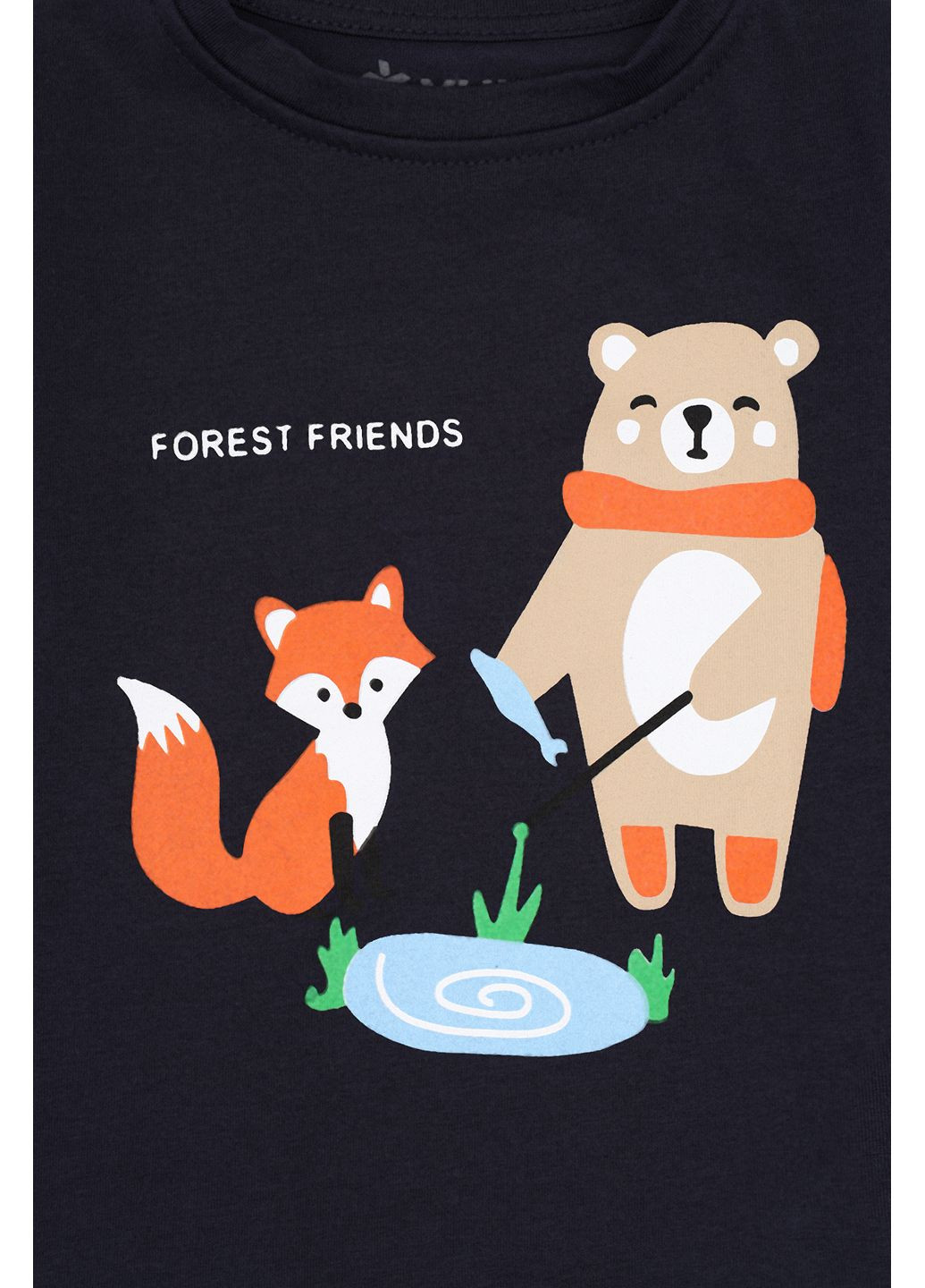 Темно-синий демисезонный лонгслив Yuki