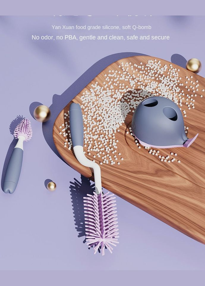 Набір щіток, йоржиків для миття пляшечок 4 од. Кит Mommy Bag (280941858)