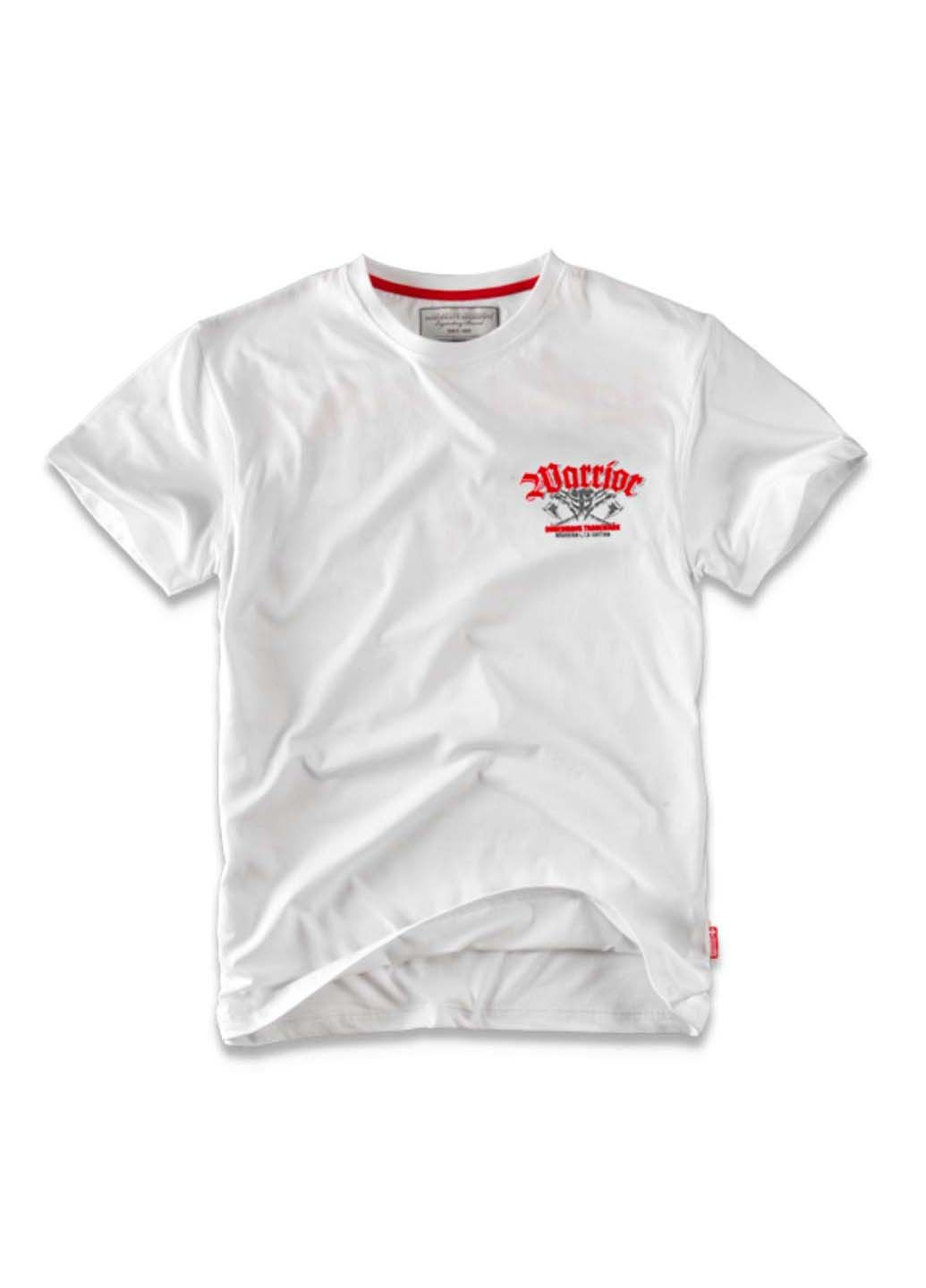 Біла футболка Dobermans Aggressive