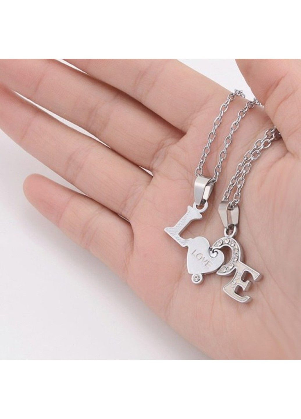 Парные кулоны для двоих PP-115 No Brand (299340320)