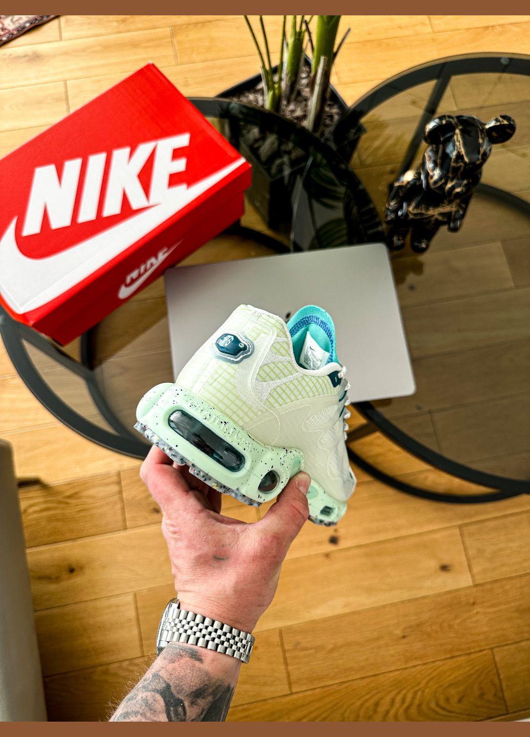 Білі Осінні кросівки чоловічі nike air max tn plus terrascape white | найк аір макс тн плюс білі No Brand