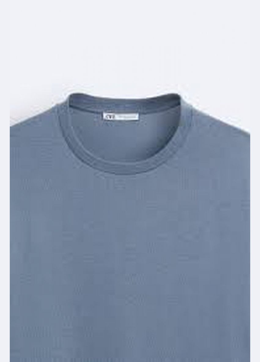 Синяя футболка Zara 0722 344 BLUE