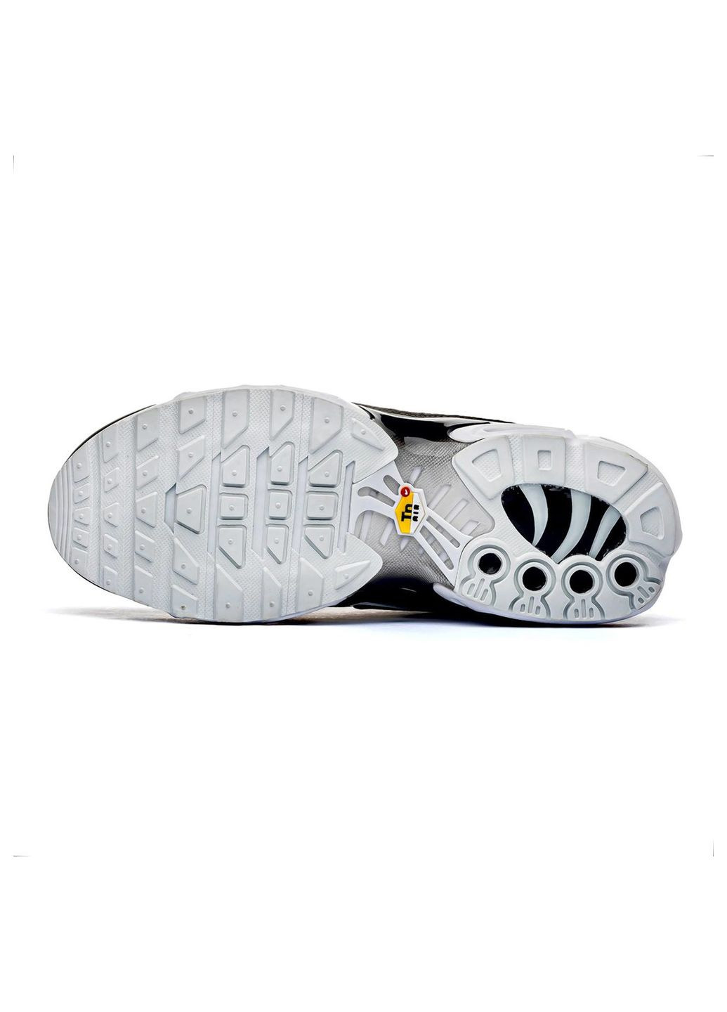Черно-белые демисезонные кроссовки мужские «black white», вьетнам Nike Air Max Tn Plus