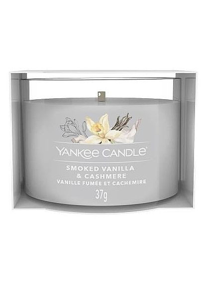 Ароматическая свеча в стакане, мини Smoked Vanilla & Cashmere Mini 37g (1165221-25001190) Yankee Candle (368625794)