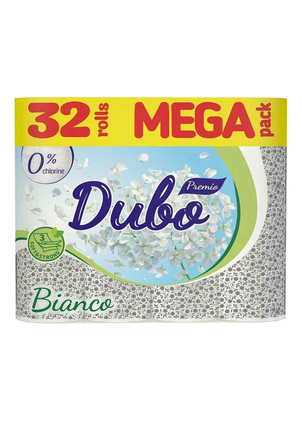 Туалетний папір 3шар Premio Bianco білий Диво (346394408)