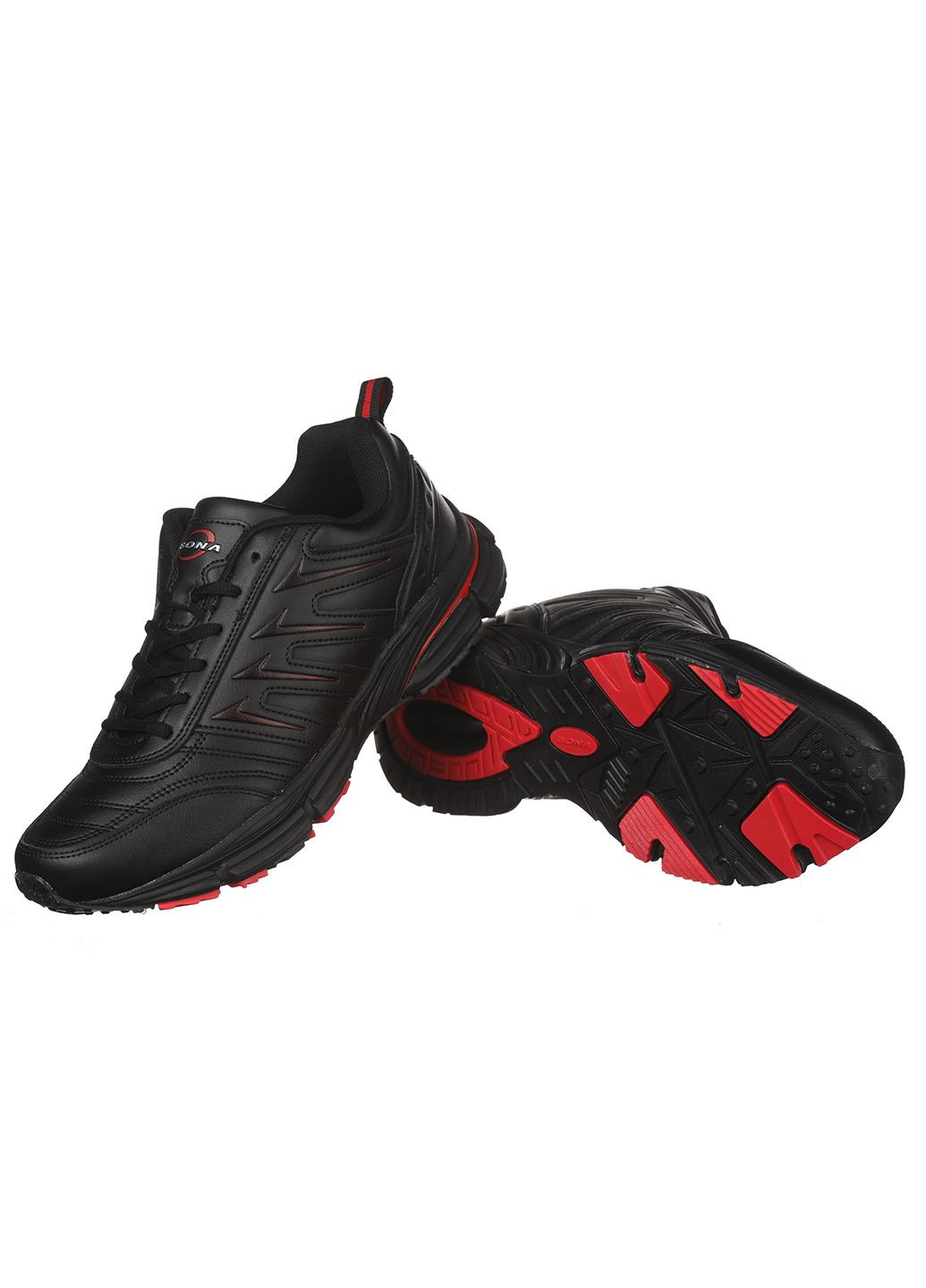 Чорні Осінні чоловічі кросівки 884c Bona