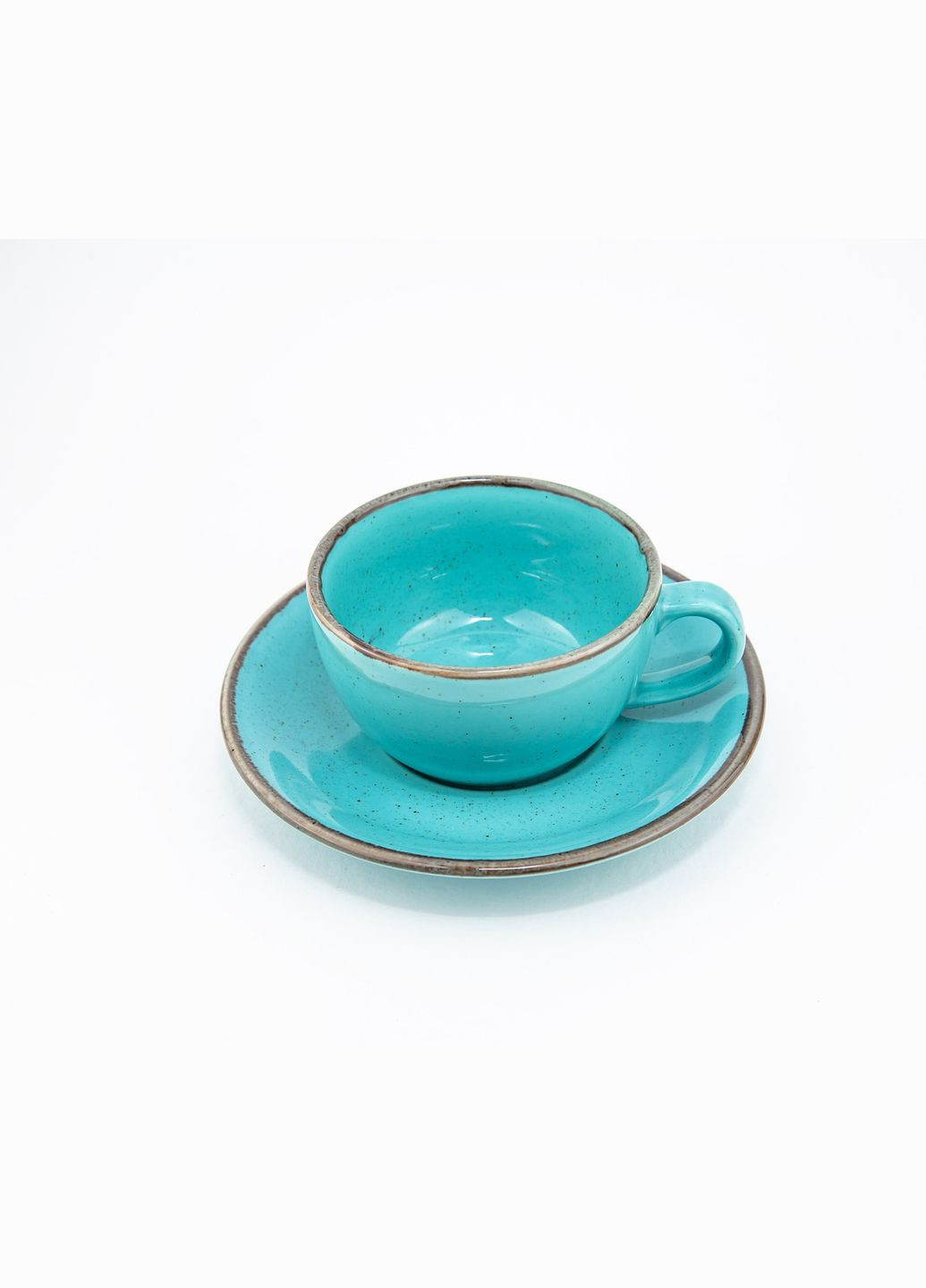 Набор кофейный чашка 207мл с блюдцем 16см Seasons Turquoise 222105 Porland (277949190)