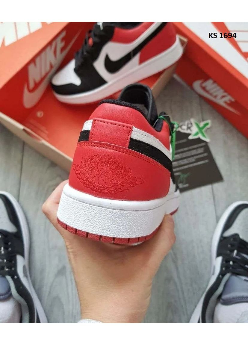 Комбіновані Осінні кросівки чоловічі nike air jordan 1 low найк аір джордан No Brand