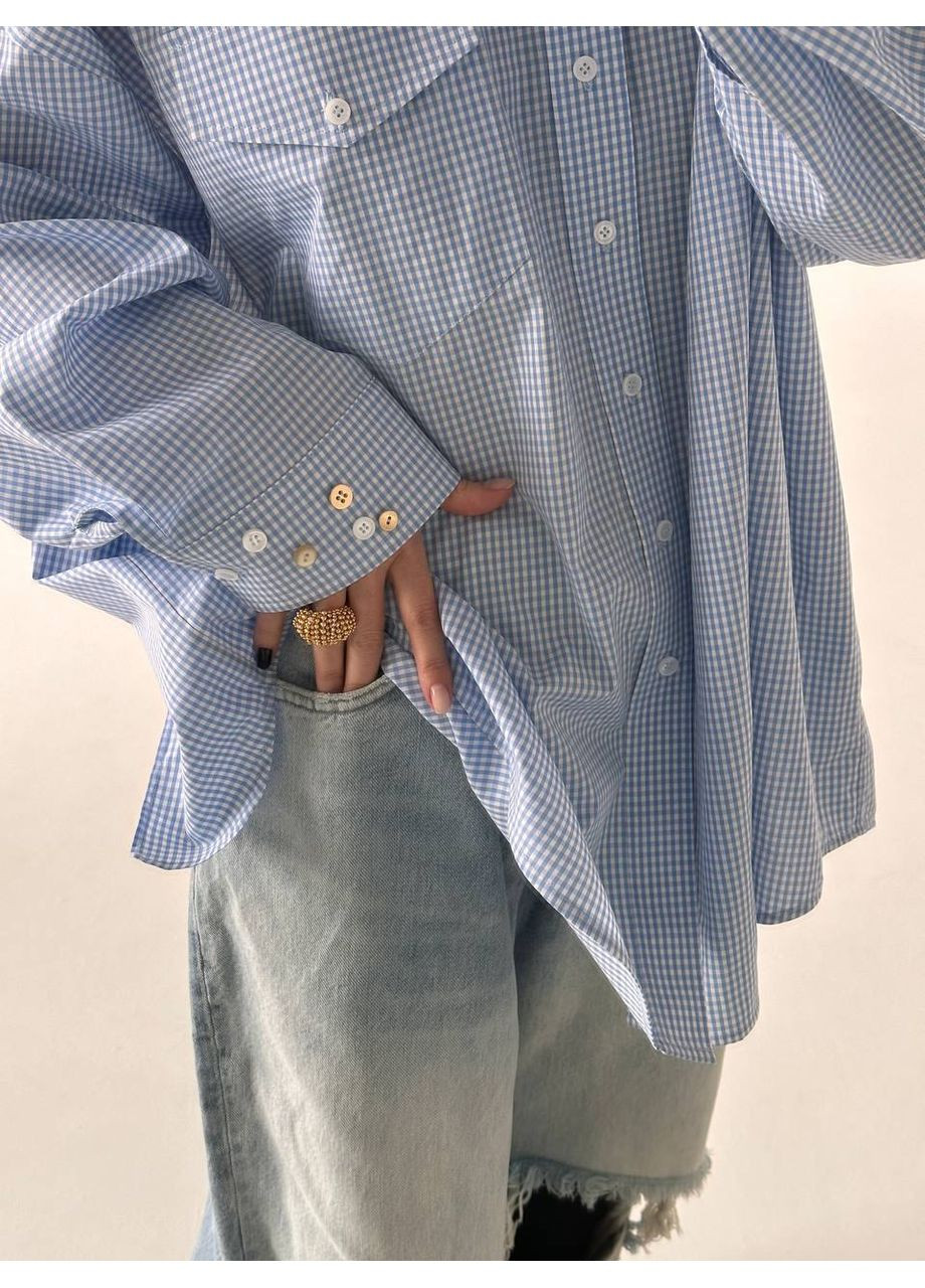 Жіноча стильна сорочка з довгими рукавами Україна (352193469)