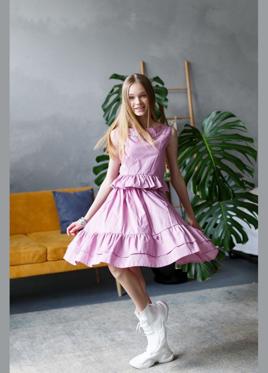 Рожевий літній літній костюм Україна