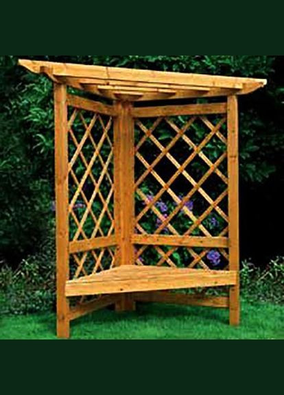 Пергола з лавкою з дерева Портопре каррі (ПЕМ-000703) No Brand (328960060)