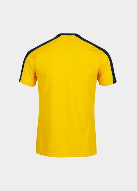 Желтая футболка футбольная eco championship желтая с темно-синими вставками 102748.903 с коротким рукавом Joma Модель