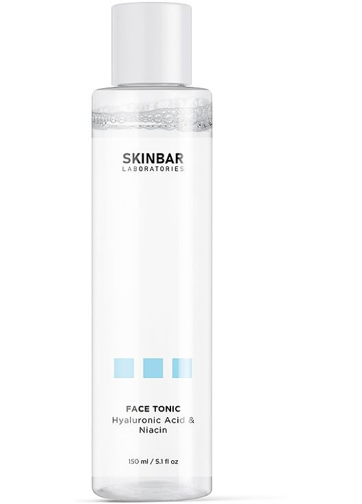 Тонік для обличчя зволожувальний з гіалуроновою кислотою і ніацином Hyaluronic Acid & Niacin Face Tonic 150ml (816323-326) SKINBAR (368868977)