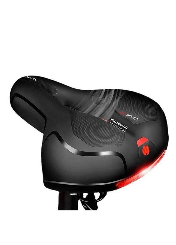 Сидіння на велосипед BikeN 25х20 см сідло велосипедне з вентиляційним отвором (R051314) No Brand (330778837)