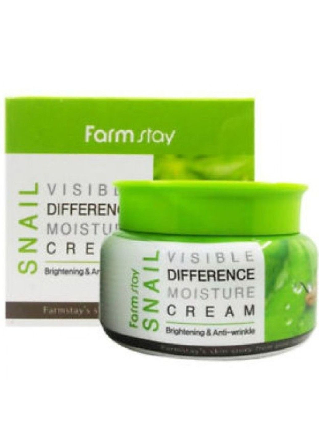 FarmStay Крем зволожуючий з равликом для обличчя Snail Visible Difference Moisture Cream 100ml — Крем, Південна Корея (298054010)