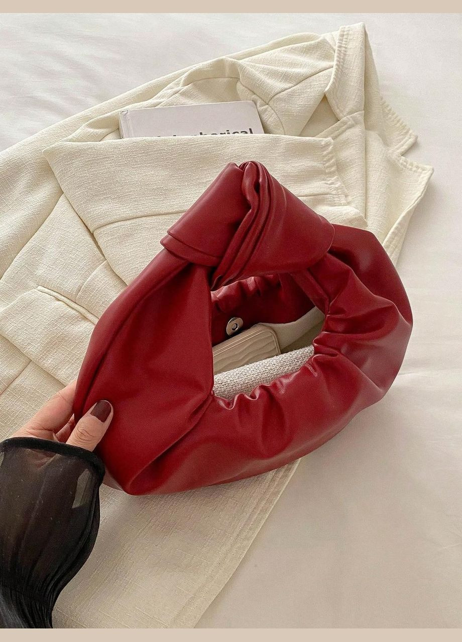 Жіноча сумка 10425 багет червона No Brand (313235560)