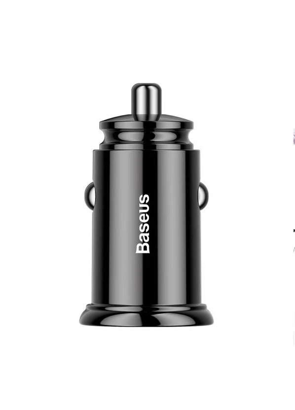 АЗП Circular Plastic PD3.0 QC 4.0 + 30W USB + Type-C (черный) 21745 Baseus (392281575)