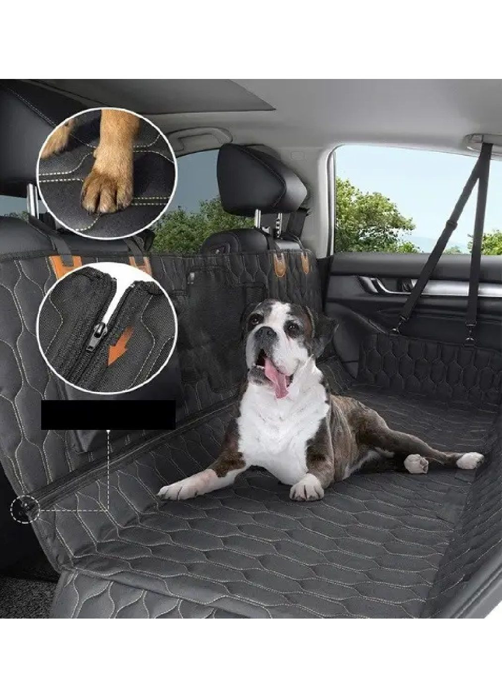 Накидка чехол гамак переноска для перевозки животных собак в салоне автомобиля разборной 134х149 см (477620-Prob) Unbranded (298442064)