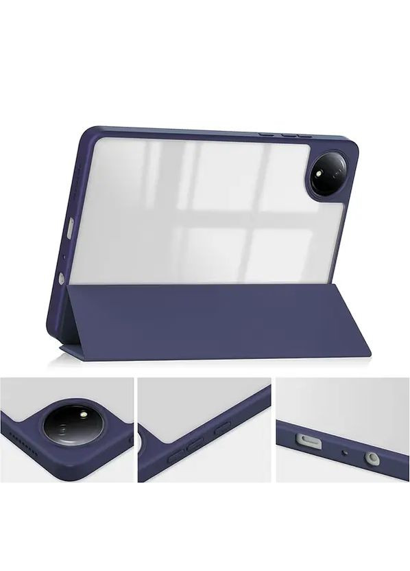 Чохол-книжка Soft Edge TPU з кріпленням для стілусу для Xiaomi Redmi Pad SE 8.7" Blue Marble BeCover (360415084)