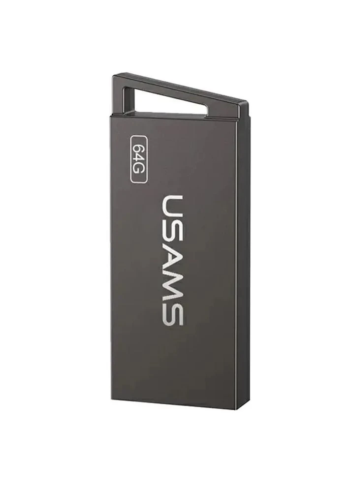 Металева USB Флешка US-ZB207 64GB USB 2.0 Сірий USAMS (336381068)