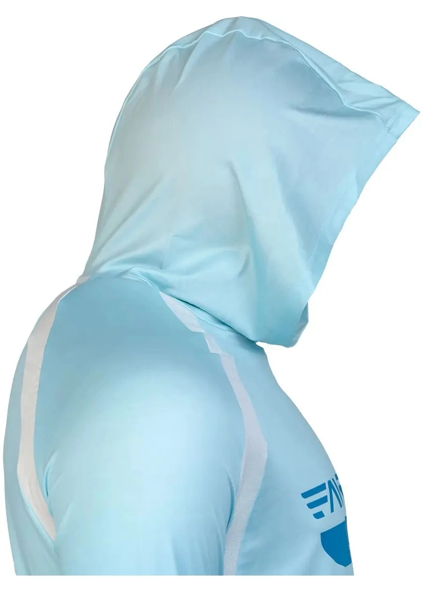 Блакитна реглан hooded jersey f ogo блакитний Favorite