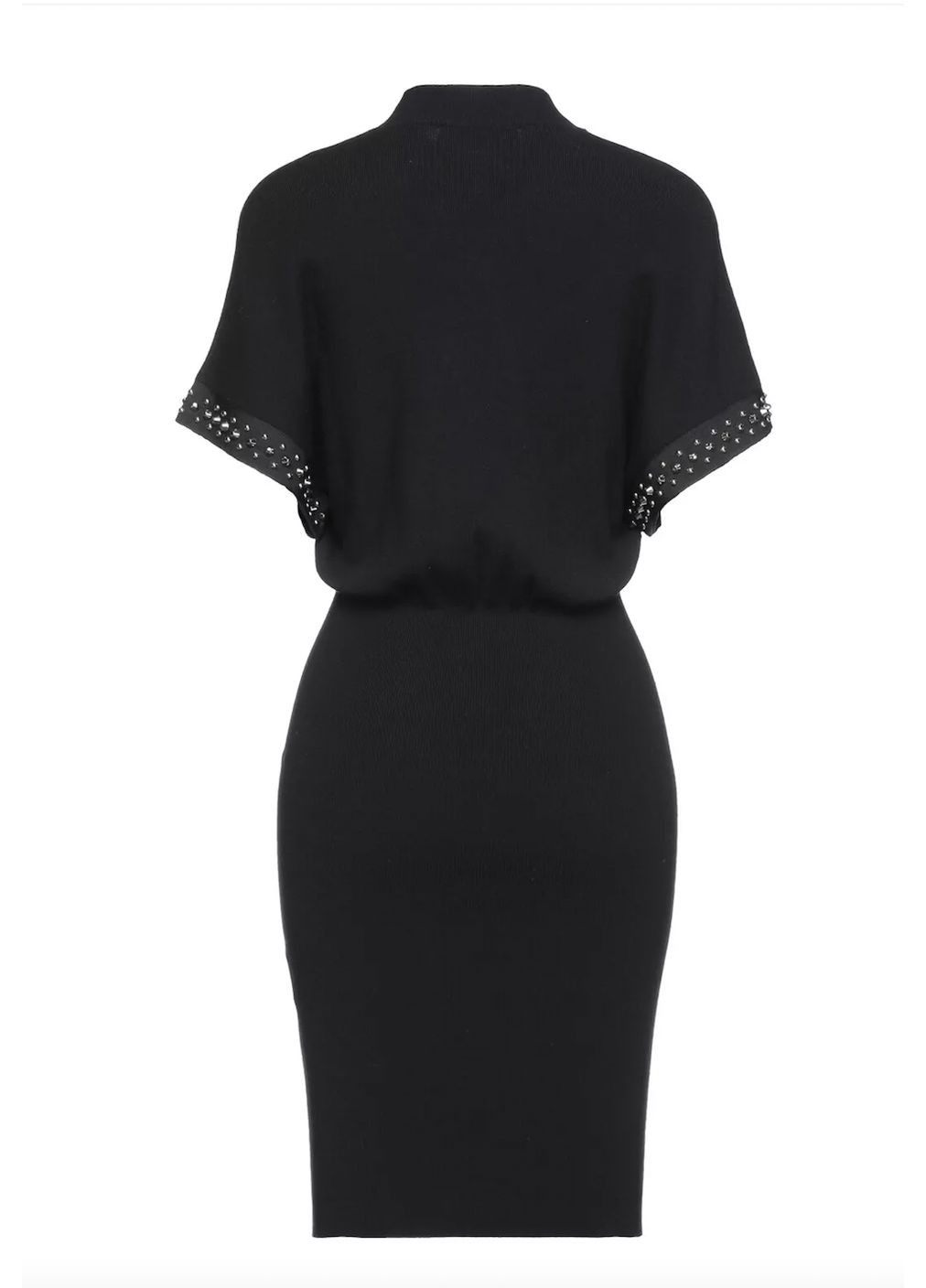 Чорна вечірня, джинсова, кежуал, повсякденний, ділова, коктейльна, святковий стильна чорна сукня светр футляр, сукня светр, силуетна Dsquared2