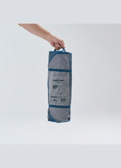 Быстросборная Туристическая Палатка (Двухместная) Водонепроницаемая Серая Quechua (335052860)