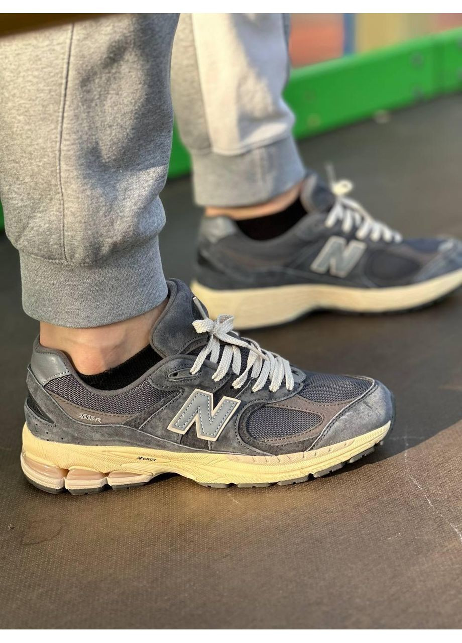 КРОСІВКИ ЖІНОЧІ NEW BALANCE 2002R GREY BEIGE V2 НЬЮ БЕЛАНС 2002R No Brand сірі демісезони (367175550)