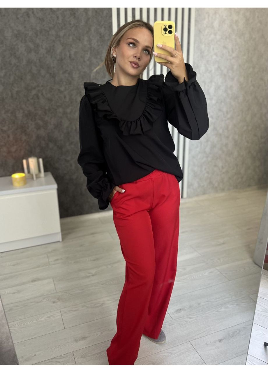 Чорна блузка жіноча KaraMix