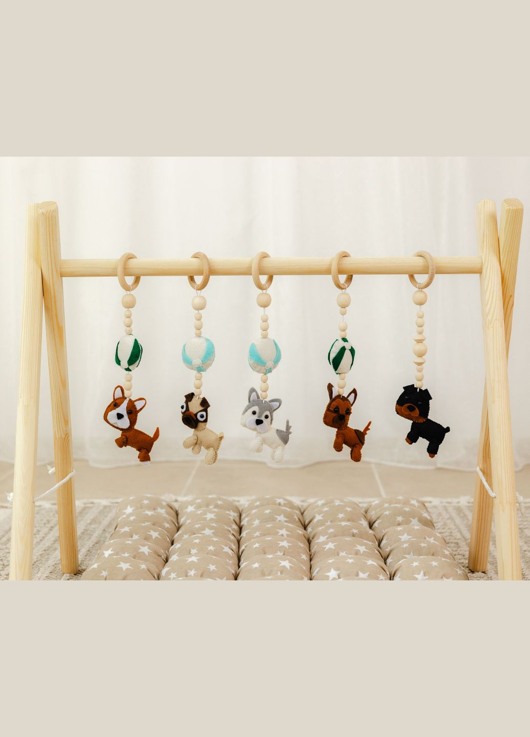 Мобіль дитячий підлоговий BabyGym Дружок з матрациком Ловець снів No Brand (347584738)