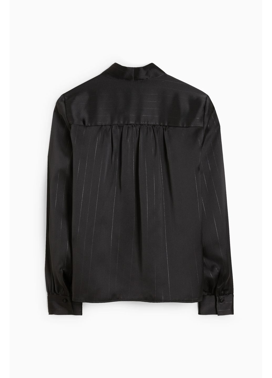 Чорна атласна блуза C&A