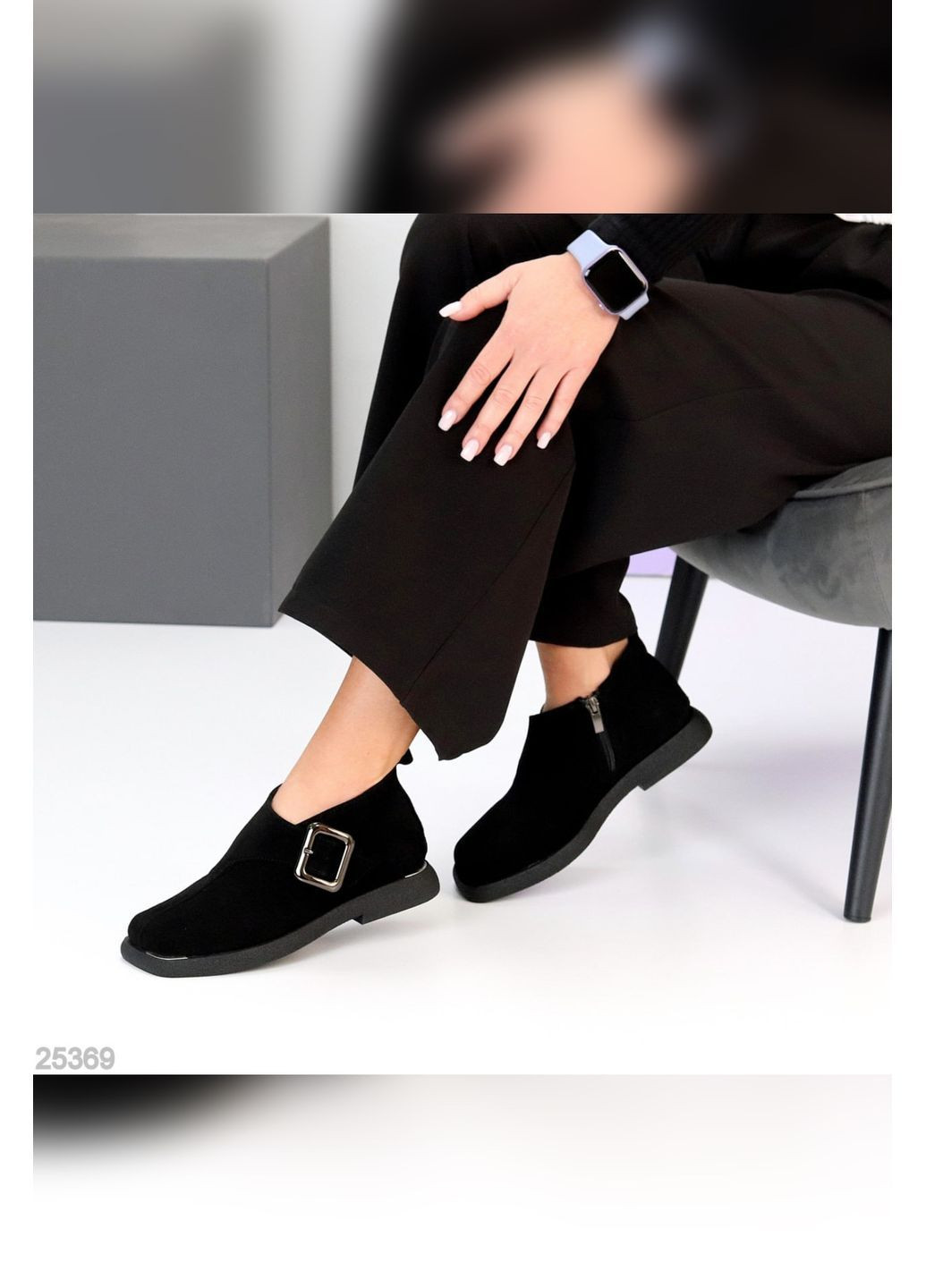 Натуральні ефектні черевики No Brand (363058485)