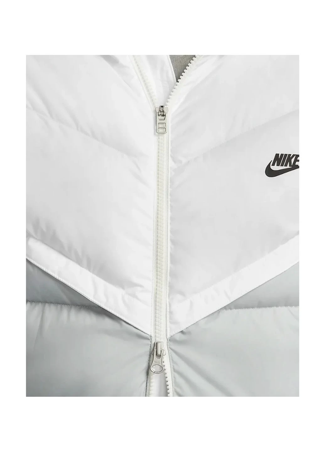 Біла пуховик чоловічий sportswear windrunner primaloft white/grey Nike