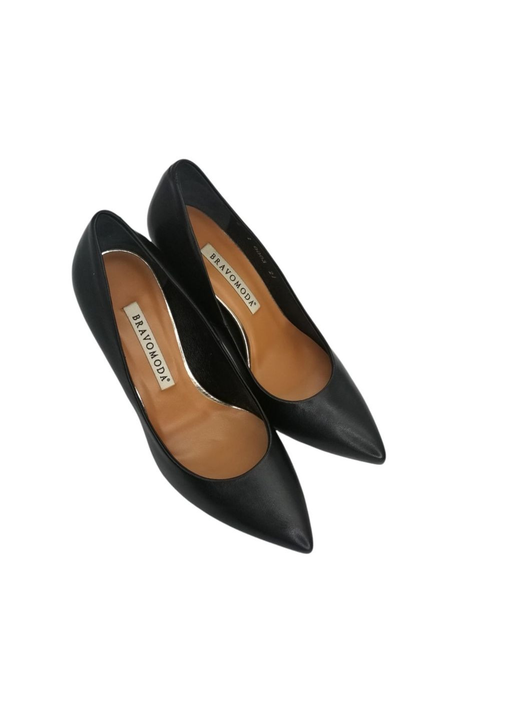 Bravo Moda Туфли (р) Кожа 0-1-1-0003 черный з, польша — (364657152)