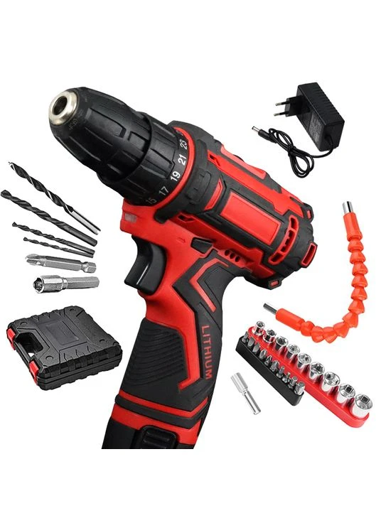 Акумуляторний шуруповерт із насадками KRAFFTEC 24V Foreo (394451194)