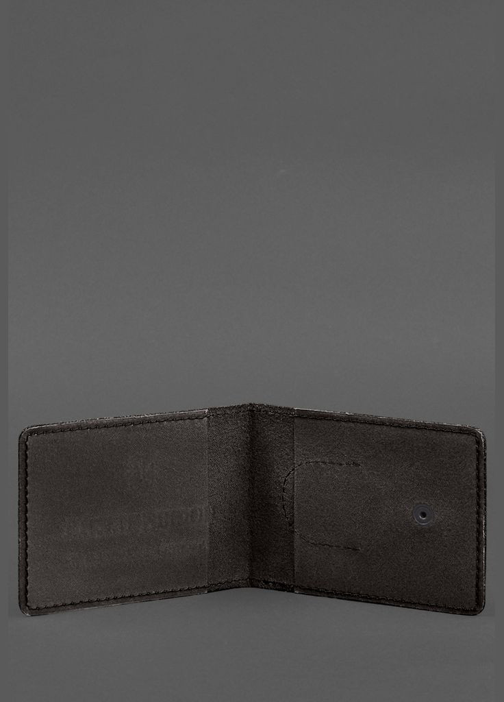 Кожаная обложка для удостоверения участника боевых действий (УБД) с карманом для жетона тёмно-коричневая (A-028711) BlankNote (328961589)