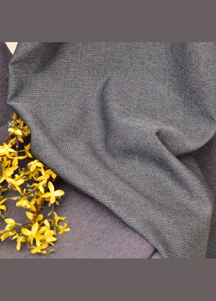 Комплект штор 2 шт Мешковина Лен 300х270 см, шторы, гардины, портьеры со шторной тесьмой графит IDEIA (328069126)