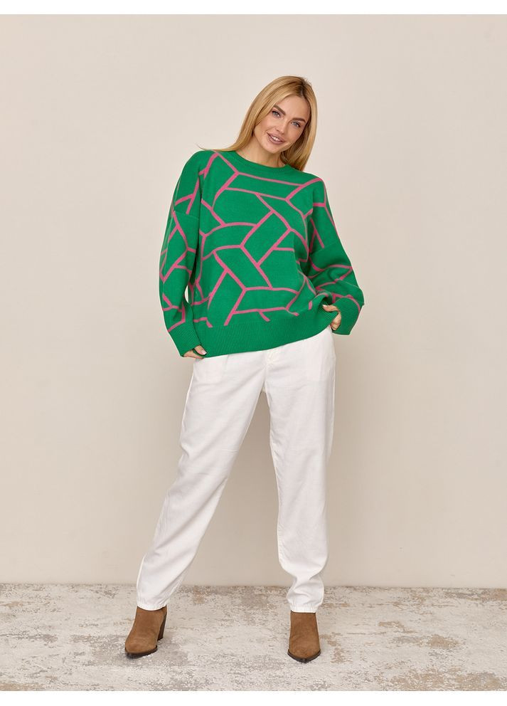 Зелений джемпер жіночий Viviami