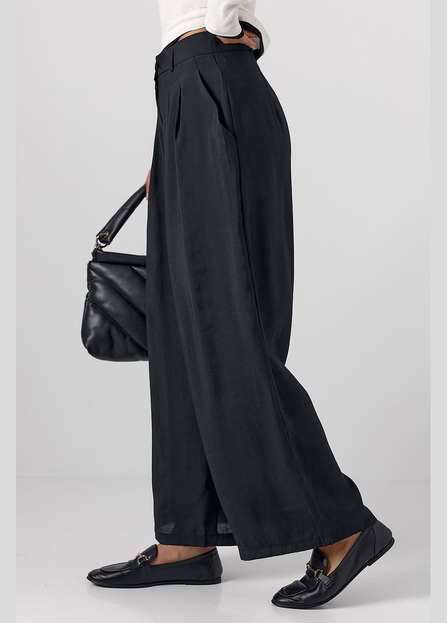 Штани-кюлоти з високою талією Lurex (322343101)