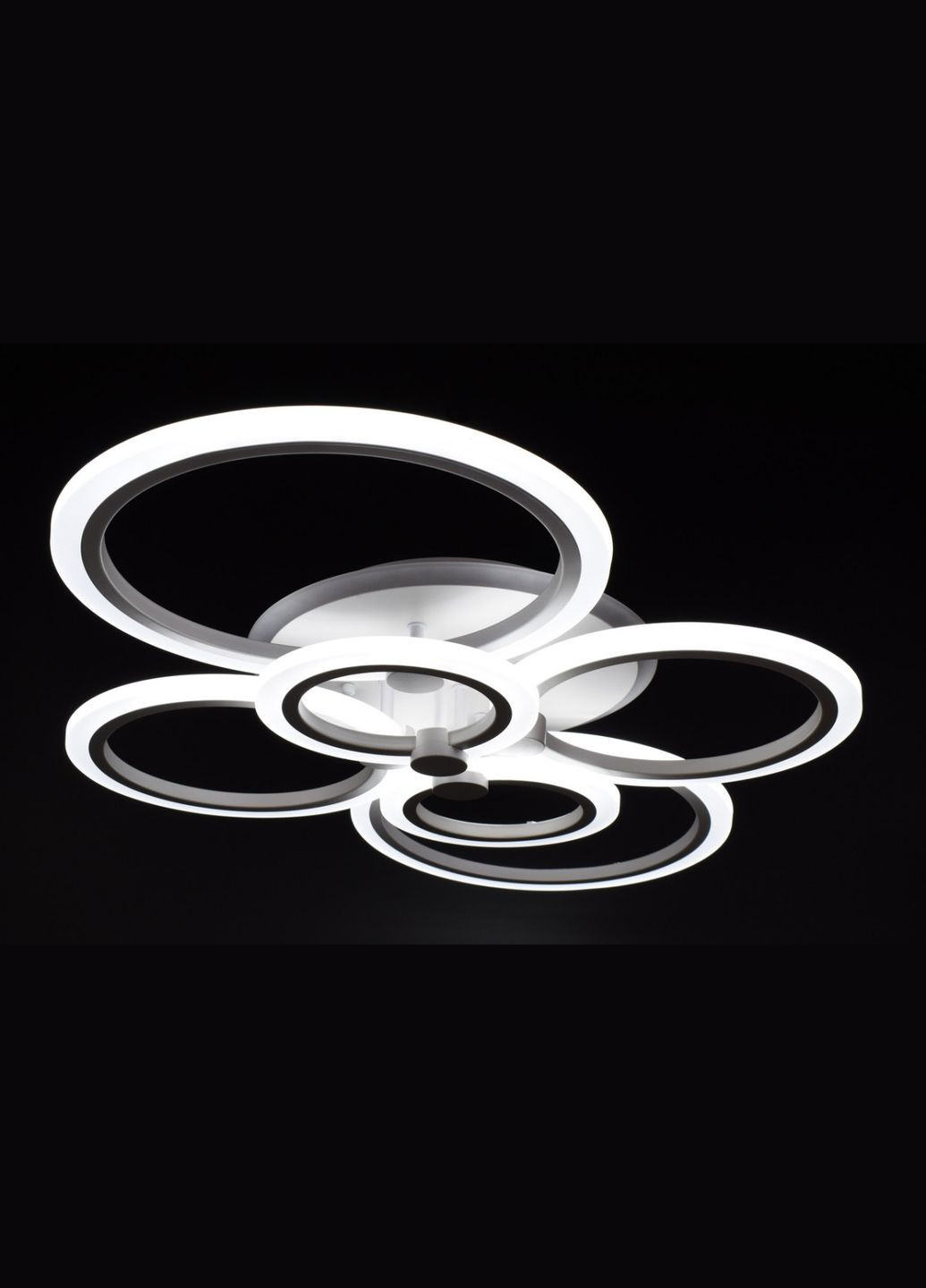 Люстра светодиодная потолочная LED светильник для квартиры на потолок лэд с пультом 25946 Белый 11х57х77 см. Sunnysky (364495585)