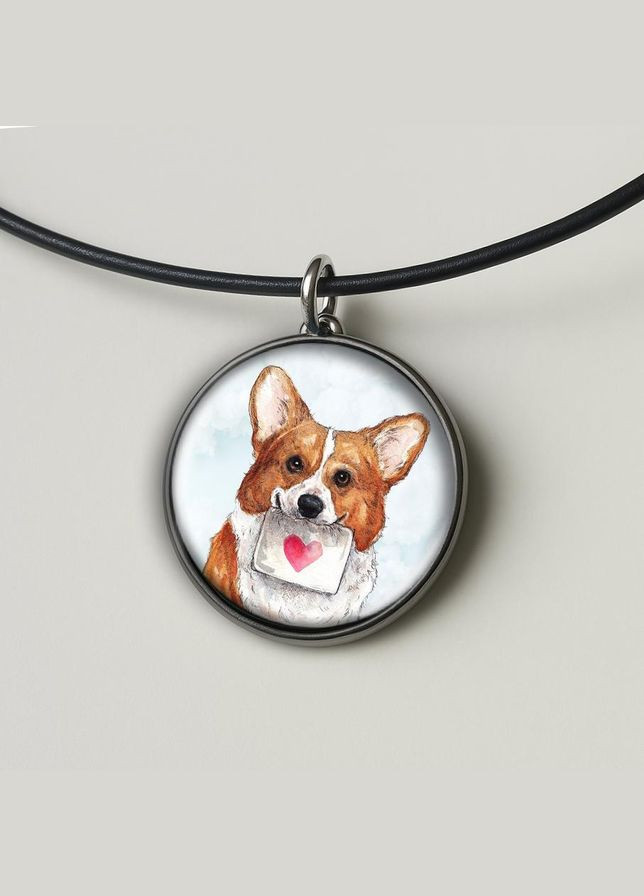 Набор подвеска (кулон) и брелок dog #13 (подарочный набор) No Brand (332633134)