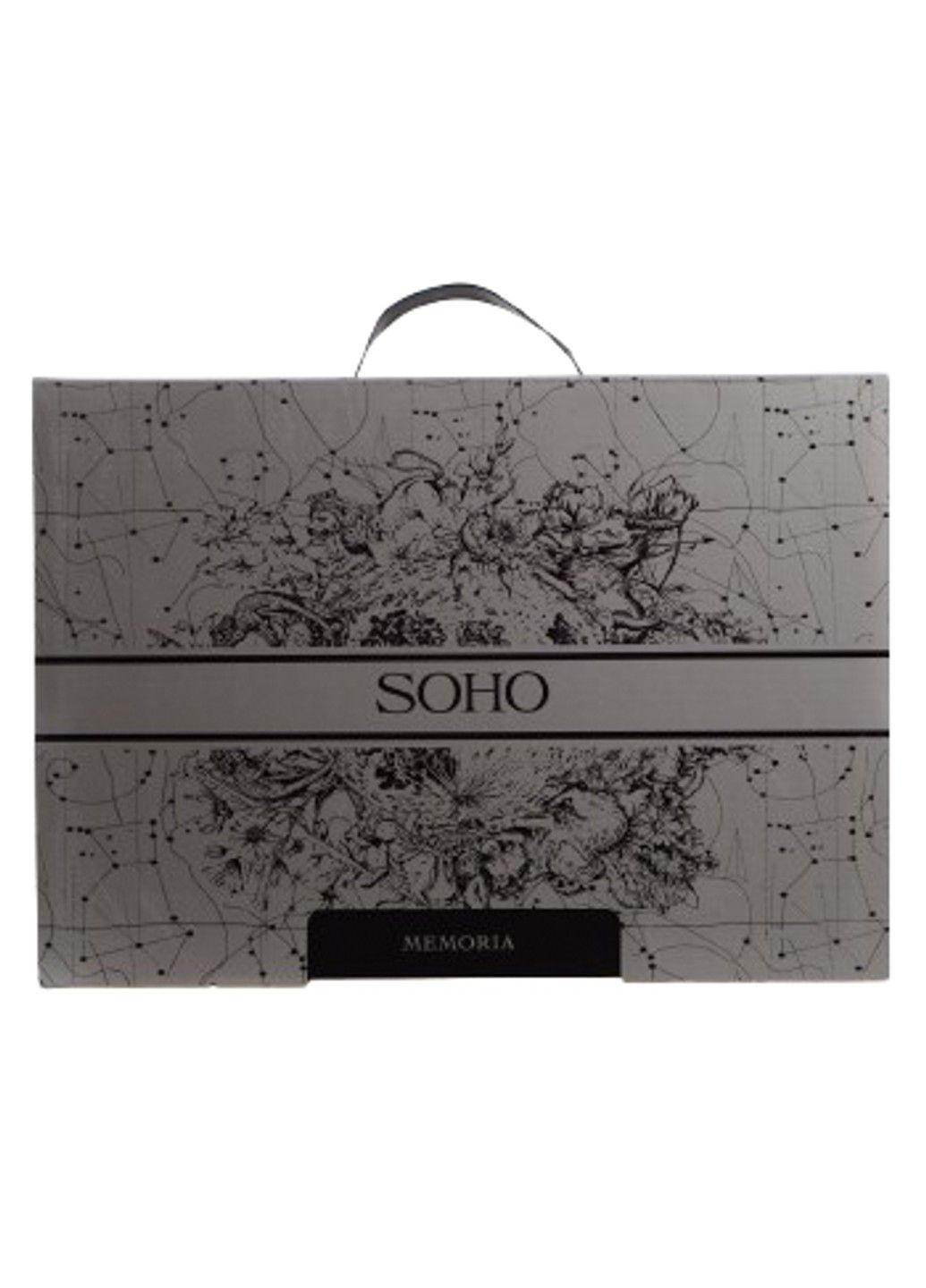 Комплект Комплект пост.белья Евро Memoria 200*230 Mono Grey Soho (365274737)