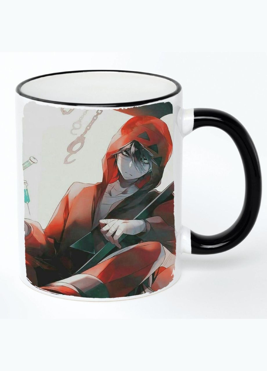 Чашка Ангел кровопролития Аниме #009 (кружка, кружка) Белая с черной ручкой 330 мл No Brand (322716095)