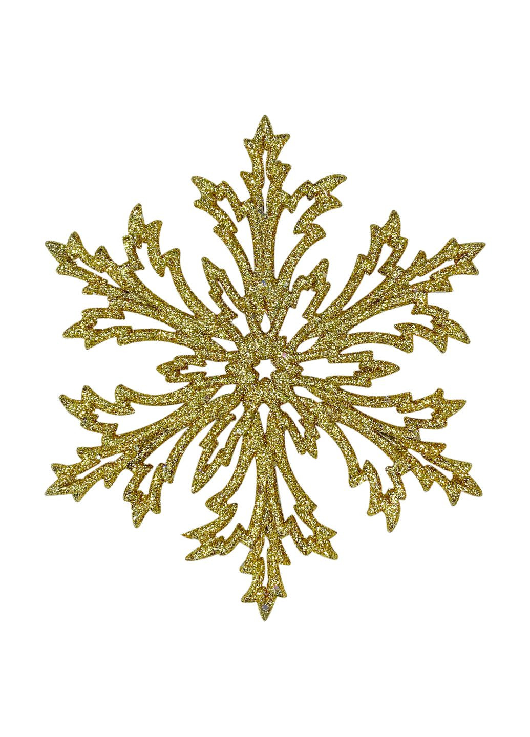 Новогодняя подвеска Снежинка Морозко-2 12 см белый MIS LT (365627403)