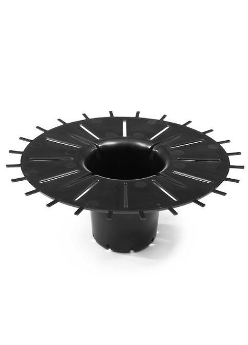 Кашпо 145 сірий, пластик Lamela Міра (345726237)