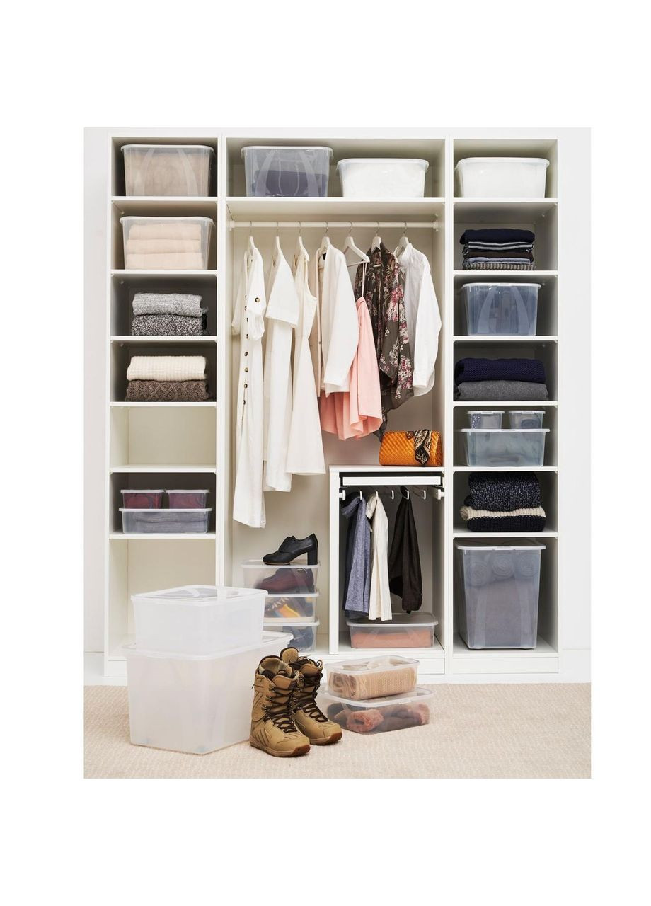 Контейнер для зберігання пластиковий з кришкою Lona 70 л (10473) Rotho (334009602)